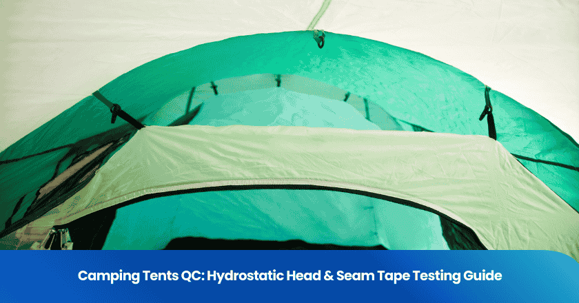 Camping Tents QC: Hydrostatic Head & Seam Tape Testing Guide